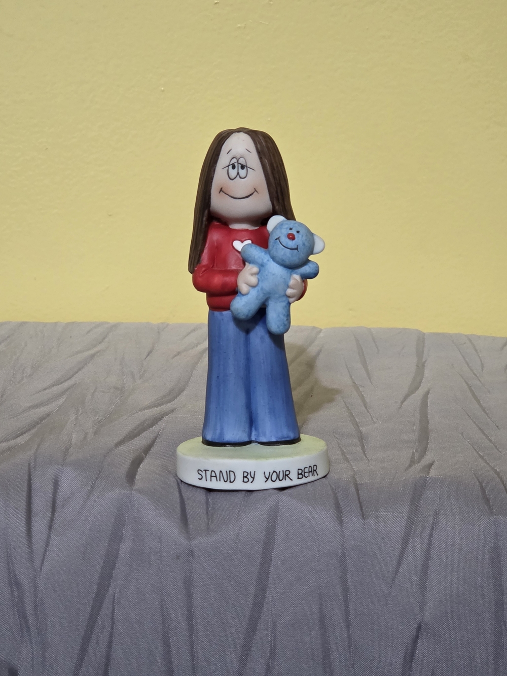 Vintage Cathy "Stand By Your Bear" Figurine - Home Accent
